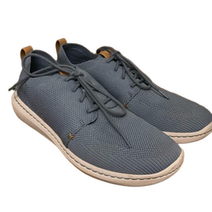 CLARKS Cloudsteppers Cushion Light Blue Knit Lace Up Urban Casual Sneakers 11 M